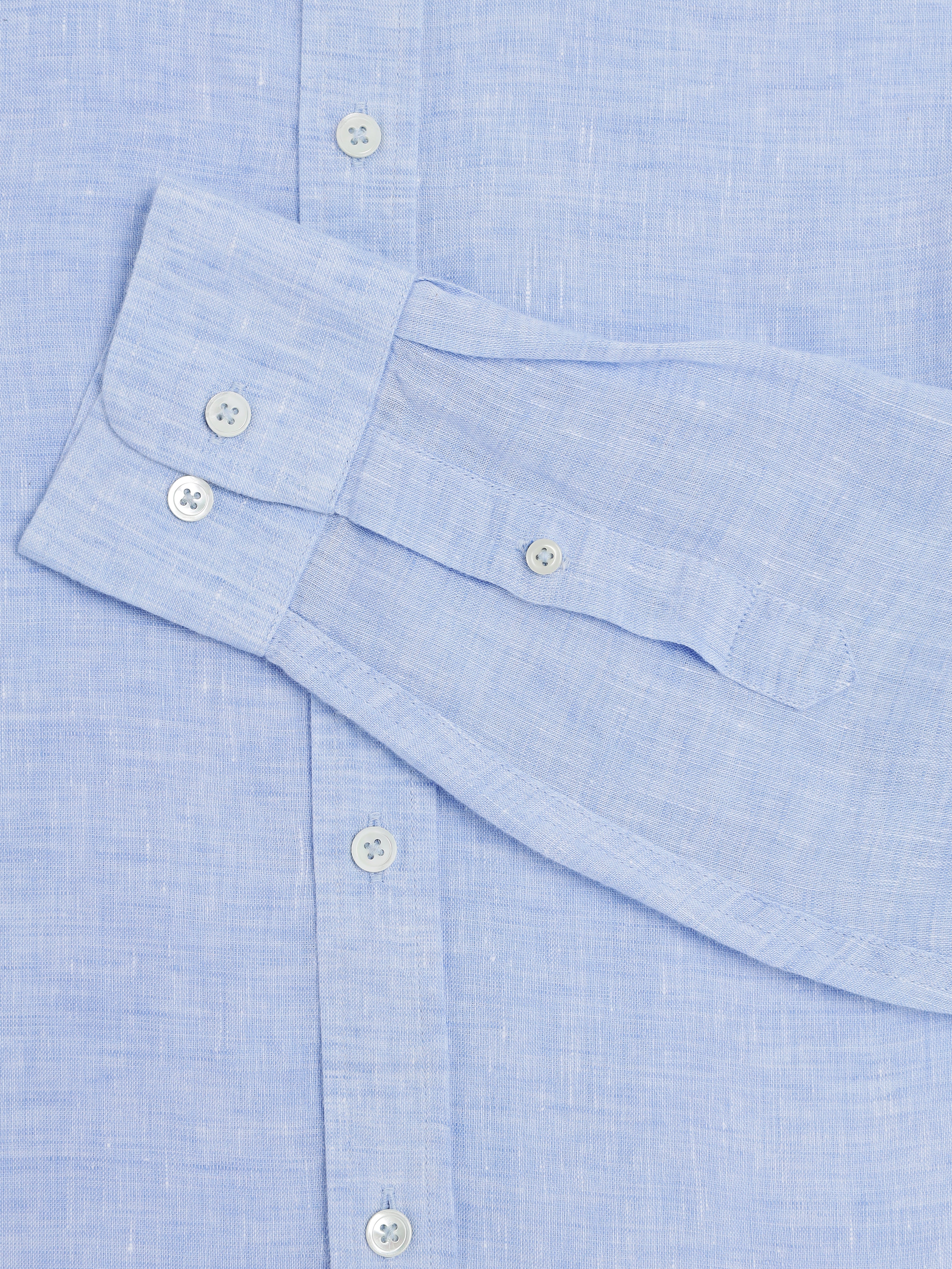 Blue/ ನೀಲಿ Linen Shirt