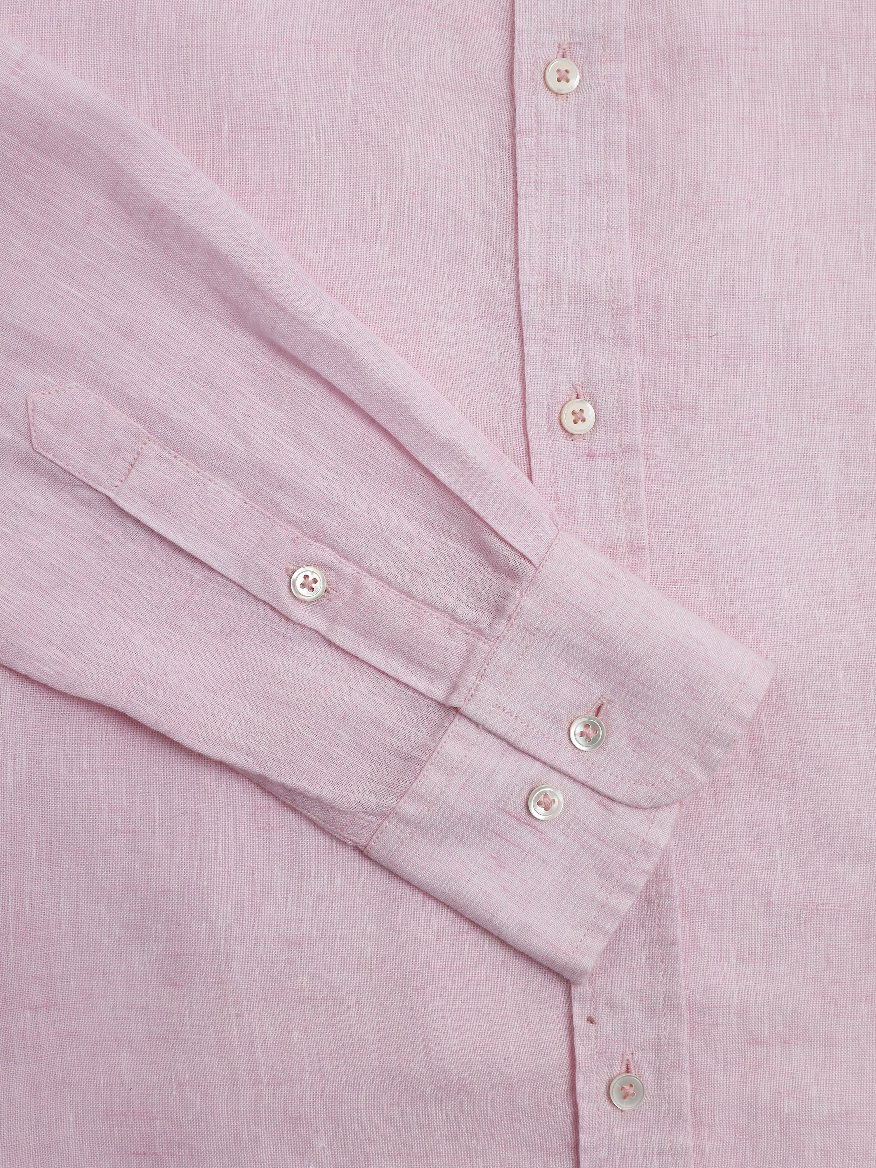 Pink/ ಗುಲಾಬಿ Linen Shirt